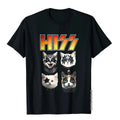 HISS Cat Rock Band T-Shirt – Funny Cat Lover Tee