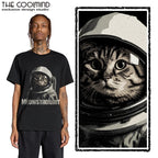 Astronaut Cat Graphic T-Shirt | Unisex Cotton Tee