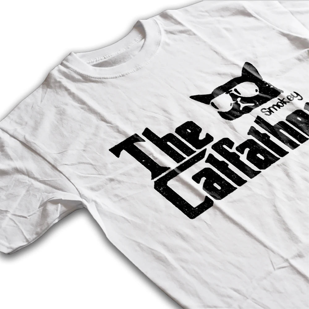 The Catfather T-Shirt | Funny Godfather Cat Parody Tee | 100% Cotton Unisex