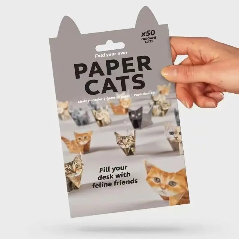Fold Your Own Cat Origami Kit