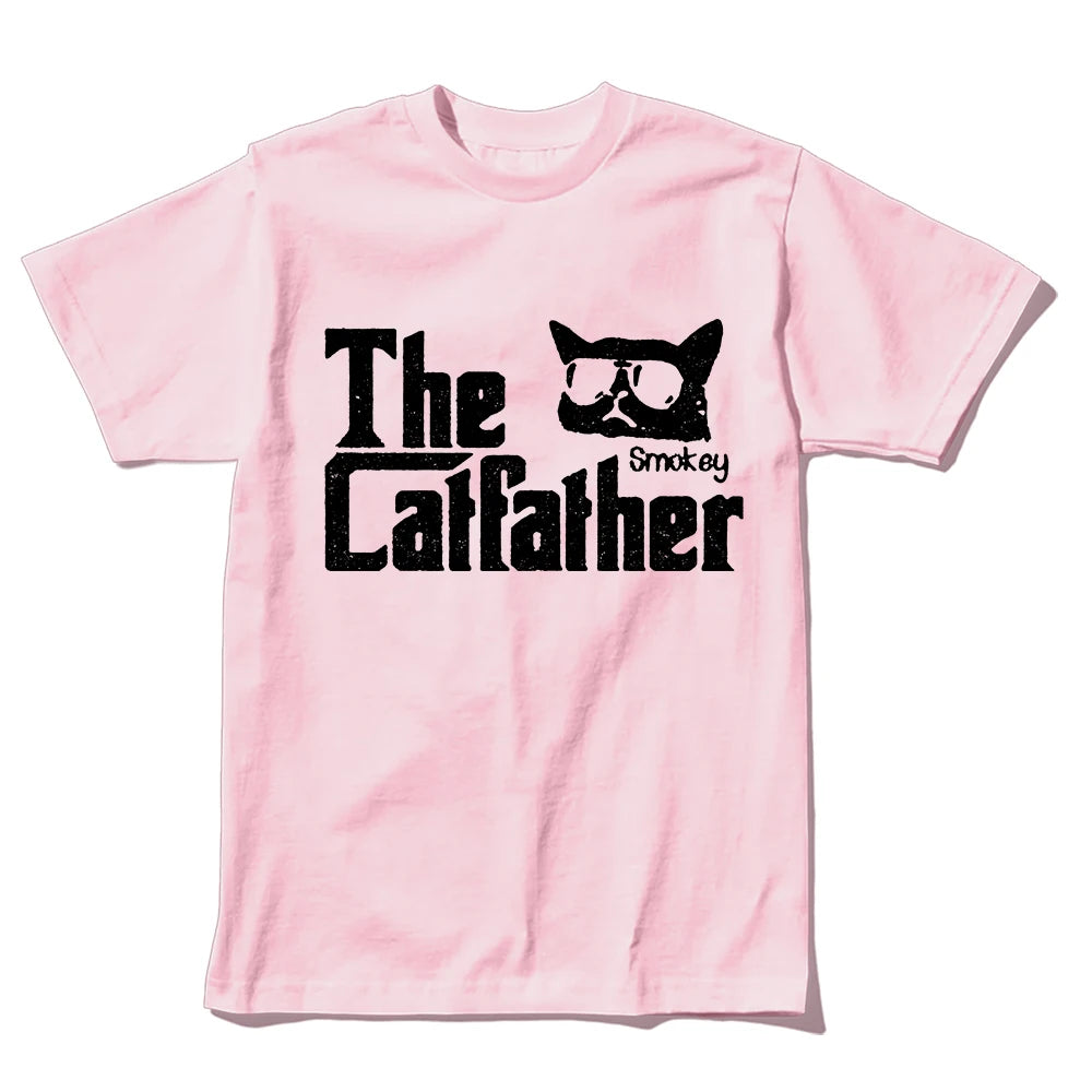 The Catfather T-Shirt | Funny Godfather Cat Parody Tee | 100% Cotton Unisex