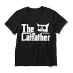 The Catfather T-Shirt | Funny Godfather Cat Parody Tee | 100% Cotton Unisex