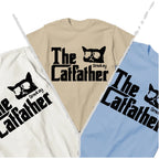 The Catfather T-Shirt | Funny Godfather Cat Parody Tee | 100% Cotton Unisex