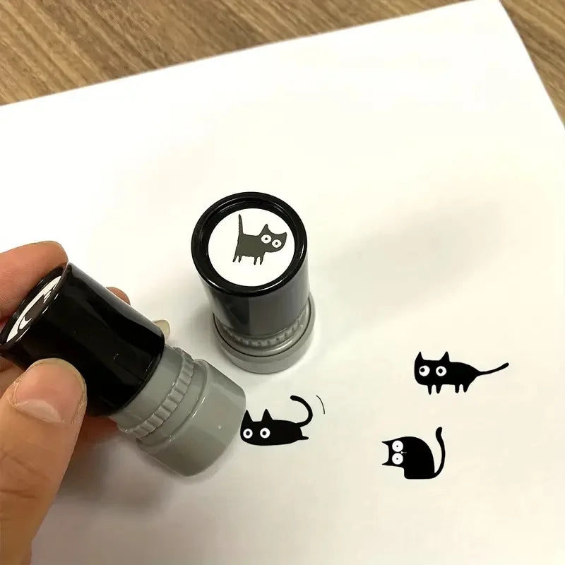 Tiny Paws Black Cat Stamp Set