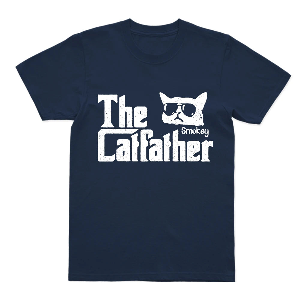 The Catfather T-Shirt | Funny Godfather Cat Parody Tee | 100% Cotton Unisex