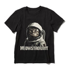 Astronaut Cat Graphic T-Shirt | Unisex Cotton Tee