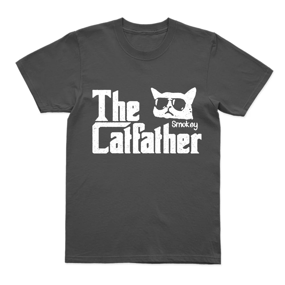 The Catfather T-Shirt | Funny Godfather Cat Parody Tee | 100% Cotton Unisex