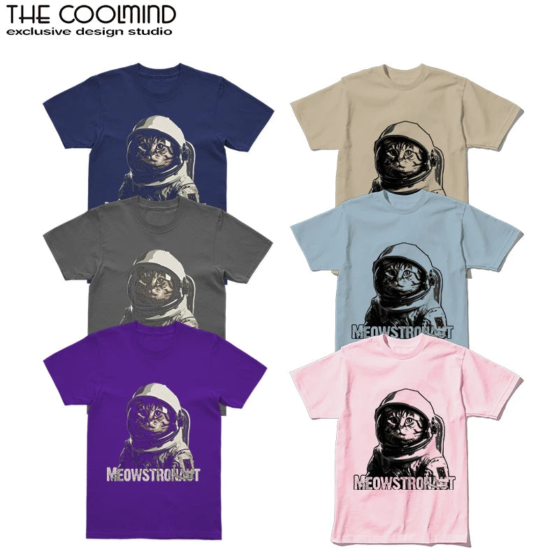 Astronaut Cat Graphic T-Shirt | Unisex Cotton Tee