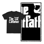 The Catfather T-Shirt | Funny Godfather Cat Parody Tee | 100% Cotton Unisex