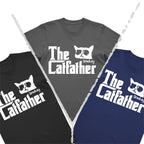 The Catfather T-Shirt | Funny Godfather Cat Parody Tee | 100% Cotton Unisex