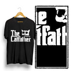 The Catfather T-Shirt | Funny Godfather Cat Parody Tee | 100% Cotton Unisex