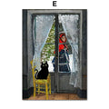 Masters & Cats Fine Art Canvas Print XII | Matisse Monet Van Gogh Inspired