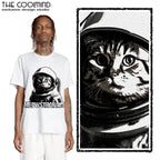 Astronaut Cat Graphic T-Shirt | Unisex Cotton Tee