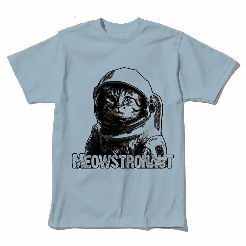 Astronaut Cat Graphic T-Shirt | Unisex Cotton Tee