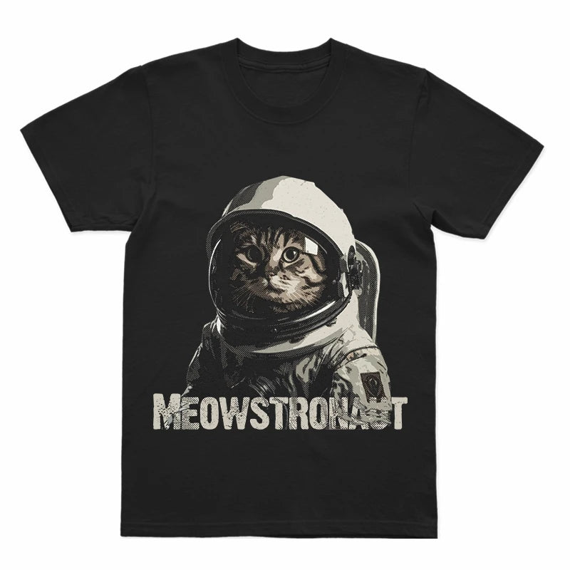 Astronaut Cat Graphic T-Shirt | Unisex Cotton Tee