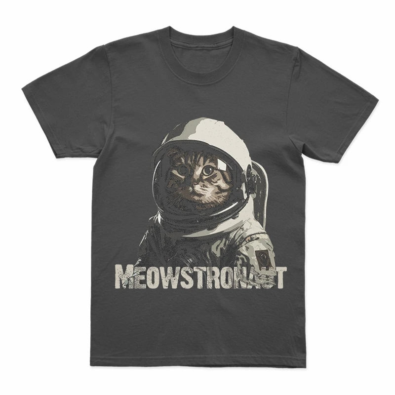 Astronaut Cat Graphic T-Shirt | Unisex Cotton Tee