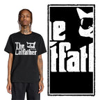 The Catfather T-Shirt | Funny Godfather Cat Parody Tee | 100% Cotton Unisex