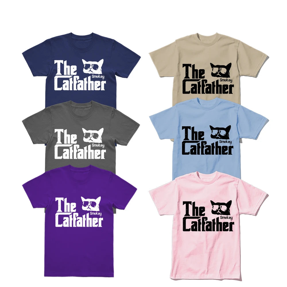 The Catfather T-Shirt | Funny Godfather Cat Parody Tee | 100% Cotton Unisex