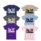The Catfather T-Shirt | Funny Godfather Cat Parody Tee | 100% Cotton Unisex