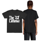 The Catfather T-Shirt | Funny Godfather Cat Parody Tee | 100% Cotton Unisex