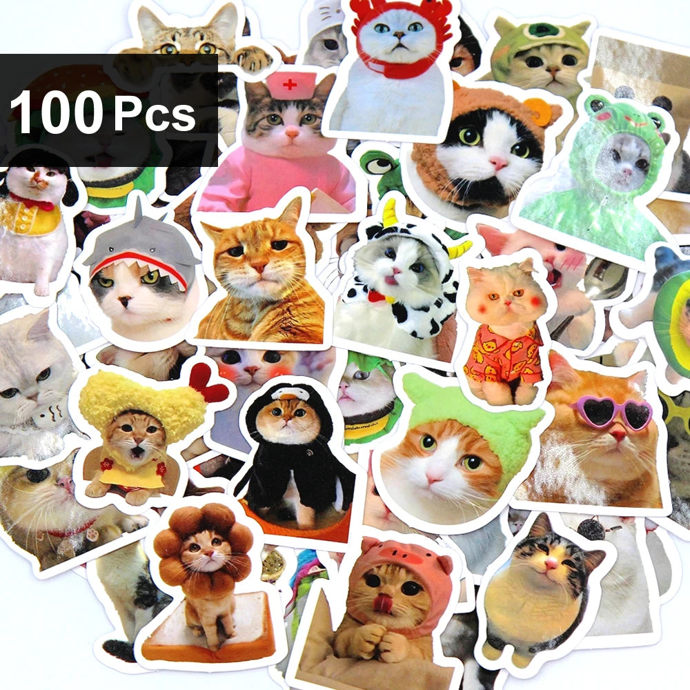 Funny Cat Sticker Pack
