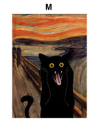 Masters & Cats Fine Art Canvas Print | Matisse Monet Van Gogh Inspired